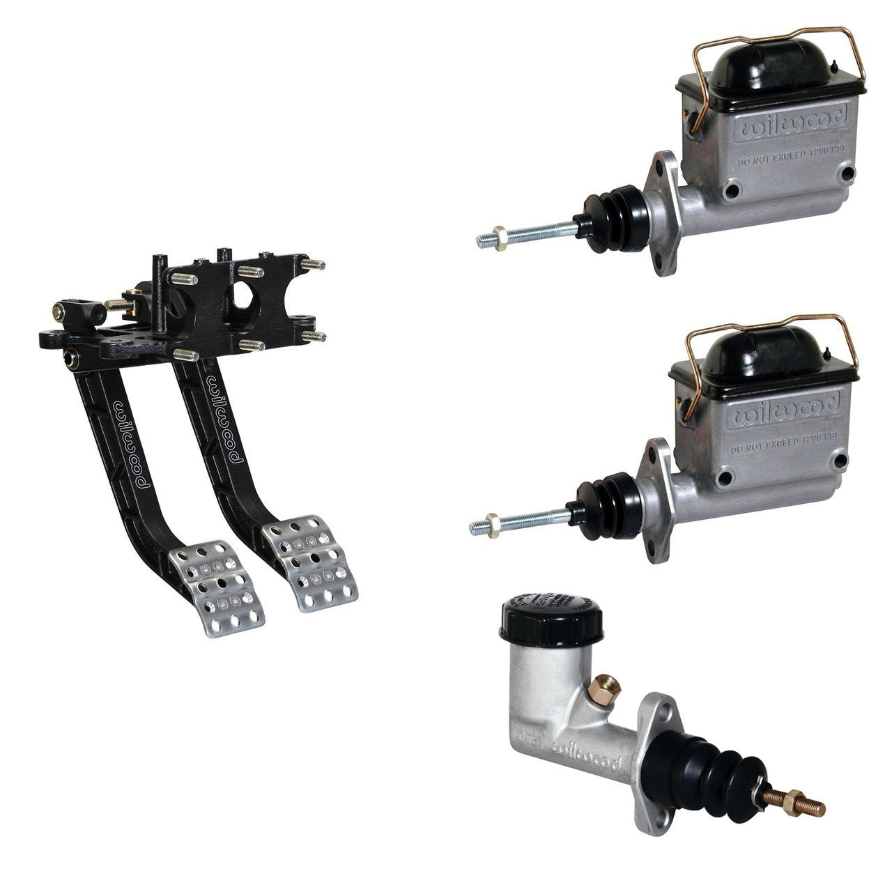 reverse pedal brake Brake Pedal Reverse Mount and Master Cylinder Combo