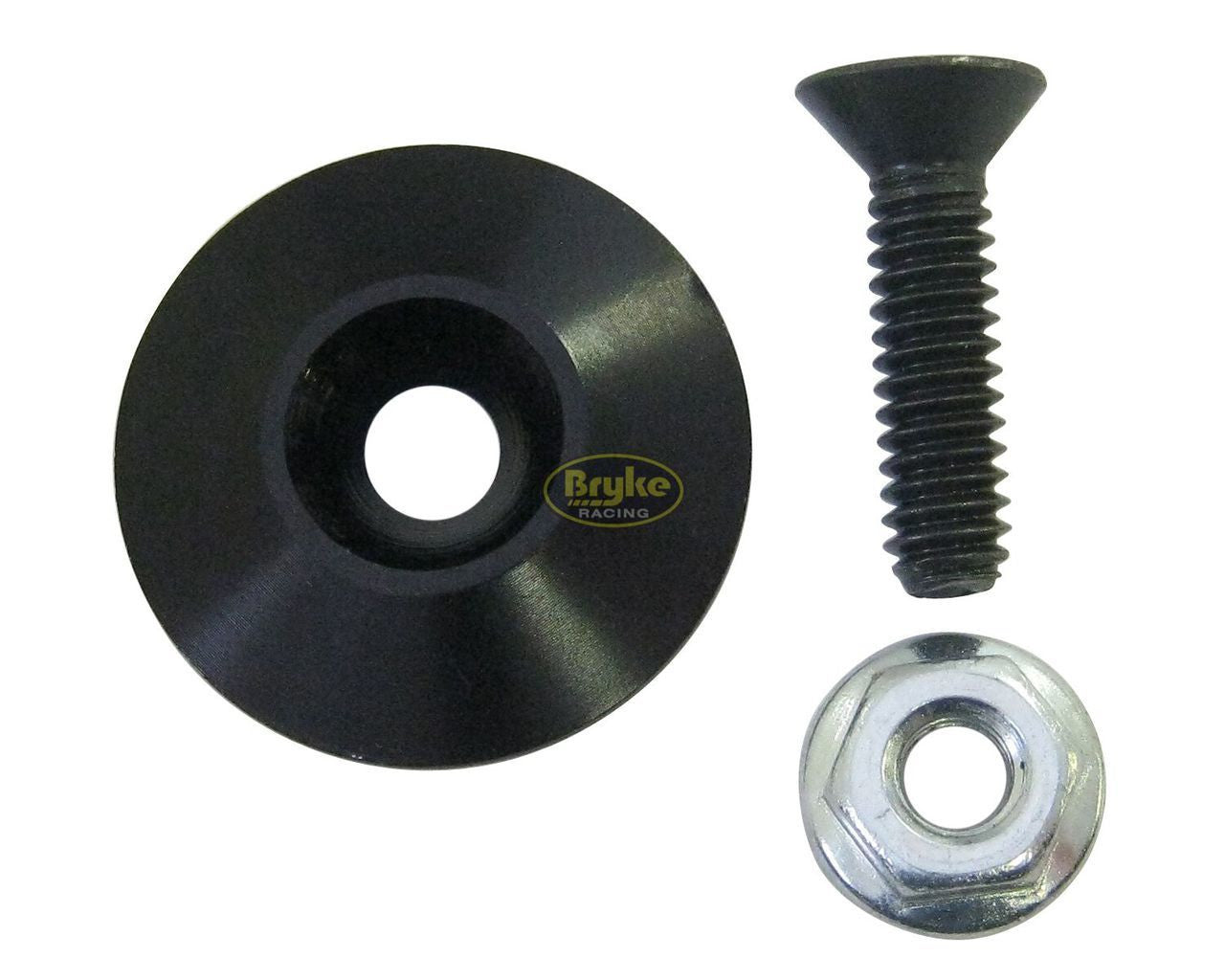 Body Washer Kit Recessed Black 1in