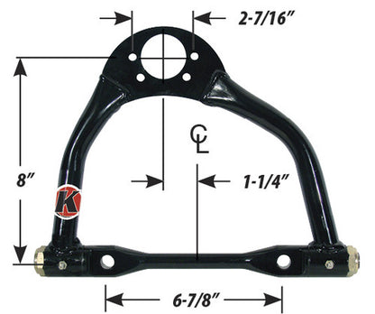 Metric Upper Control Arm Small BJ RH 8in