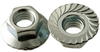 Steel Flange Nut 1/4in-20