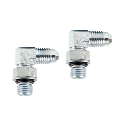 Fitting -4AN x 7/16 Adapter 90 deg. Pair
