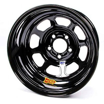 Aero Wheel 15 x 8 Black 5 on 5 - 2" Offset