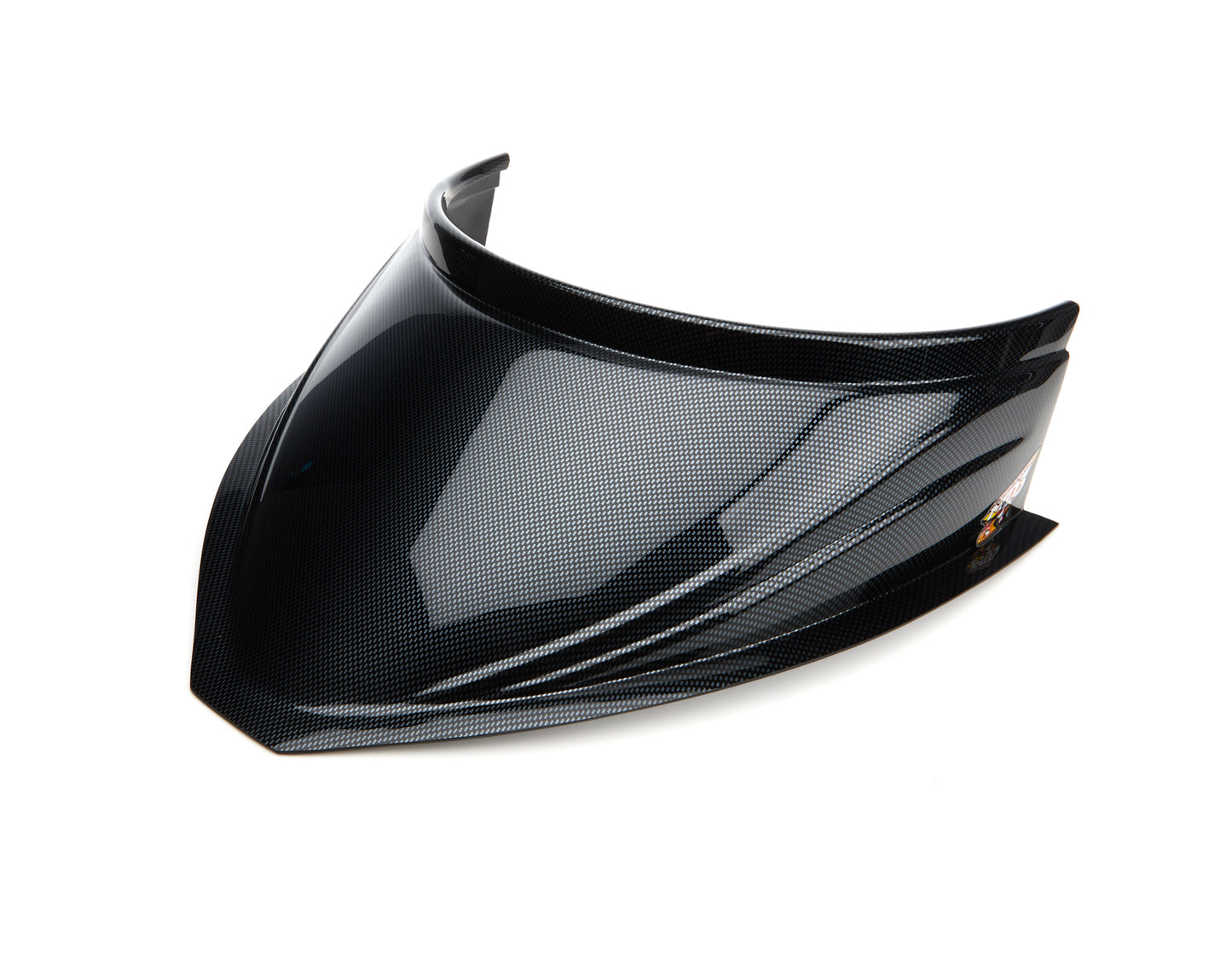 MD3 Hood Scoop 5in CURVED WIDE Carbon Fiber