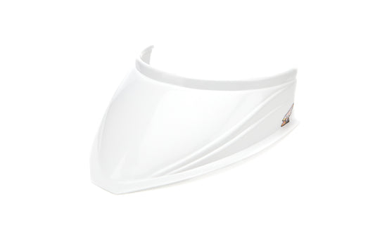 MD3 Hood Scoop 5in CURVED WIDE White