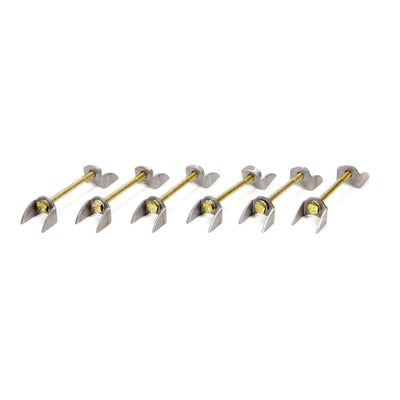 HEADER TAB KIT 12-TABS 6- 3 BOLTS