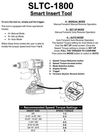 Cordless threaded Insert Gun