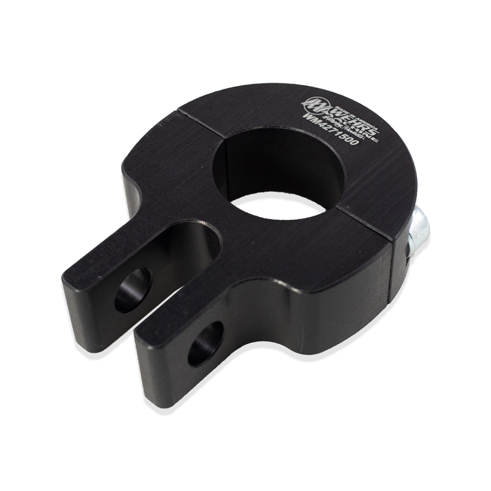 CLAMP-ON BRACKET 1-1/2IN TUBE FOR 1/2IN HEIM