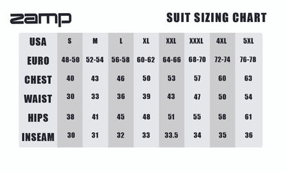 Zamp Single Layer One Piece Driving Suit Combo