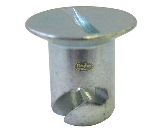 Quarter Turn Button Flush Head Steel 7/16 .400