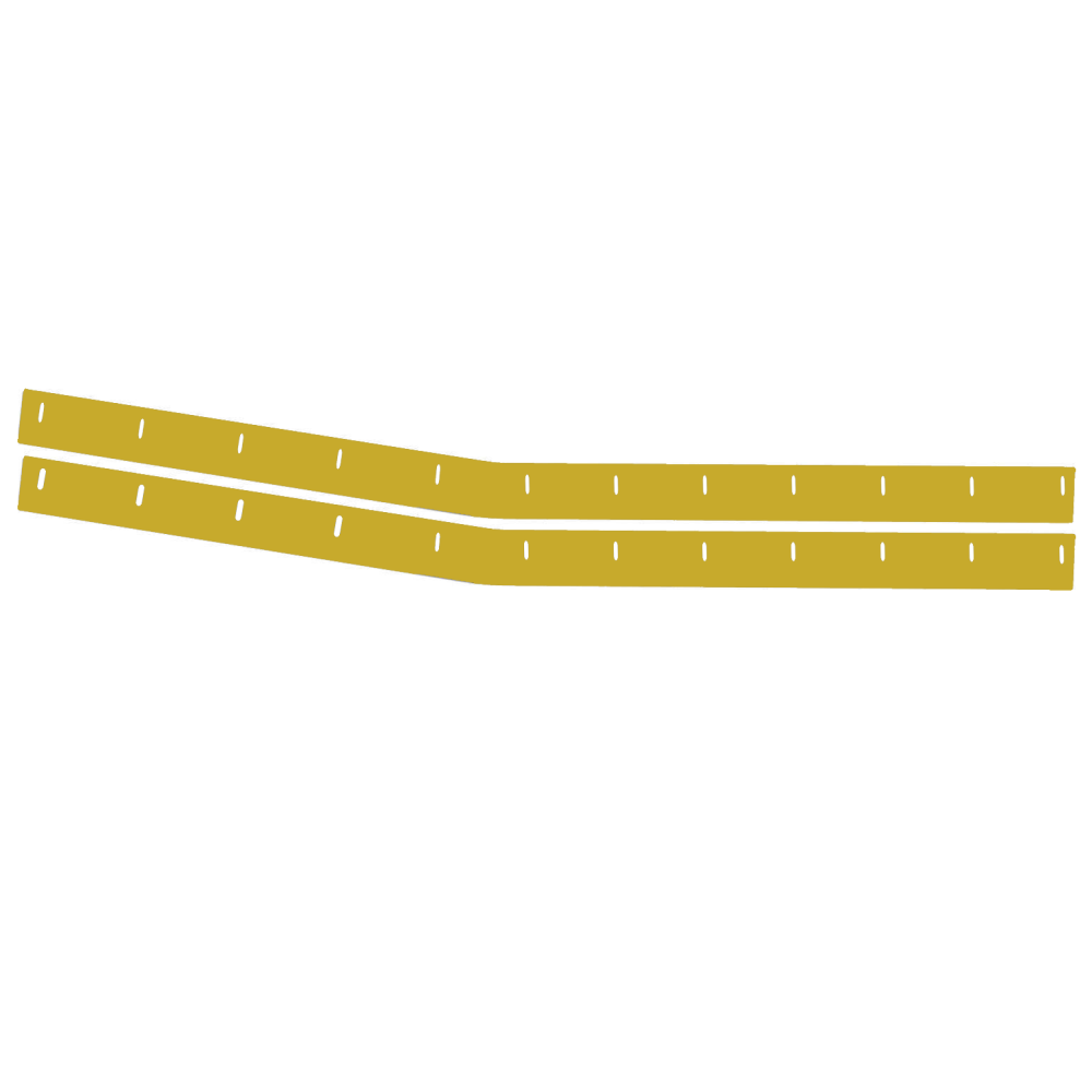 MD3 Monte Carlo Nose Wear Strip  Yellow