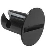 QuarterTurn Button Flush Head Aluminum Black