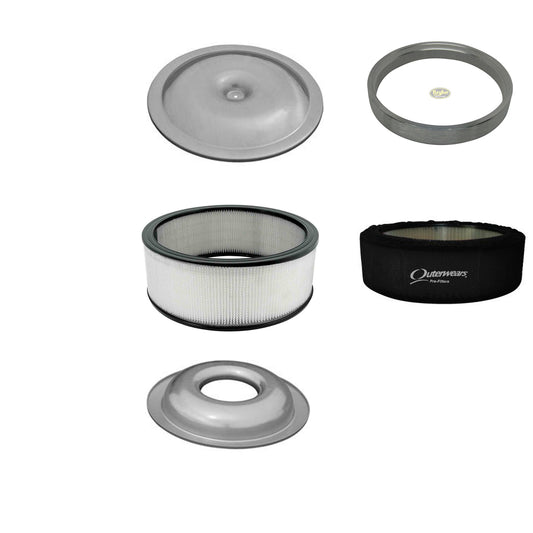 Ultra Flow Air Cleaner Kit With Black Pre-Filter