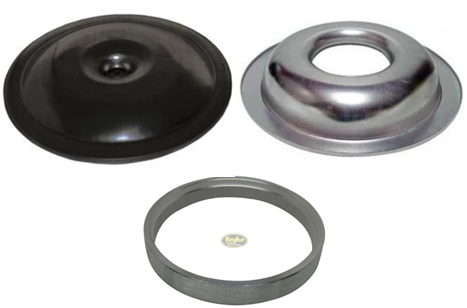 Air Cleaner Housing Black Top and Bottom with Sure Seal