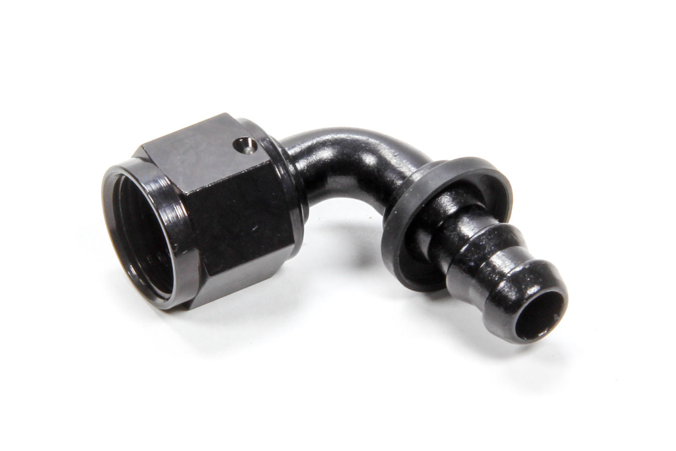 Fragola -10AN Female to -8AN Push Lock 90 Degree Fitting