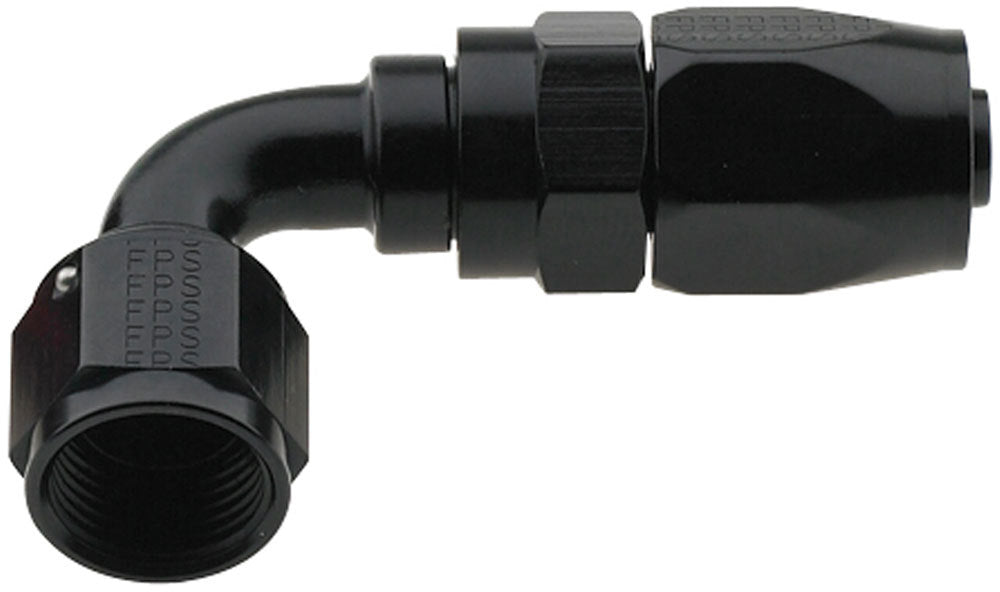 Hose Fitting #10 90 Degree Pro-Flow Black