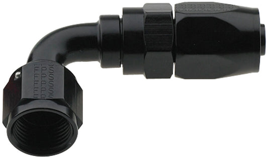 Hose Fitting #6 90 Degree Pro-Flow Black
