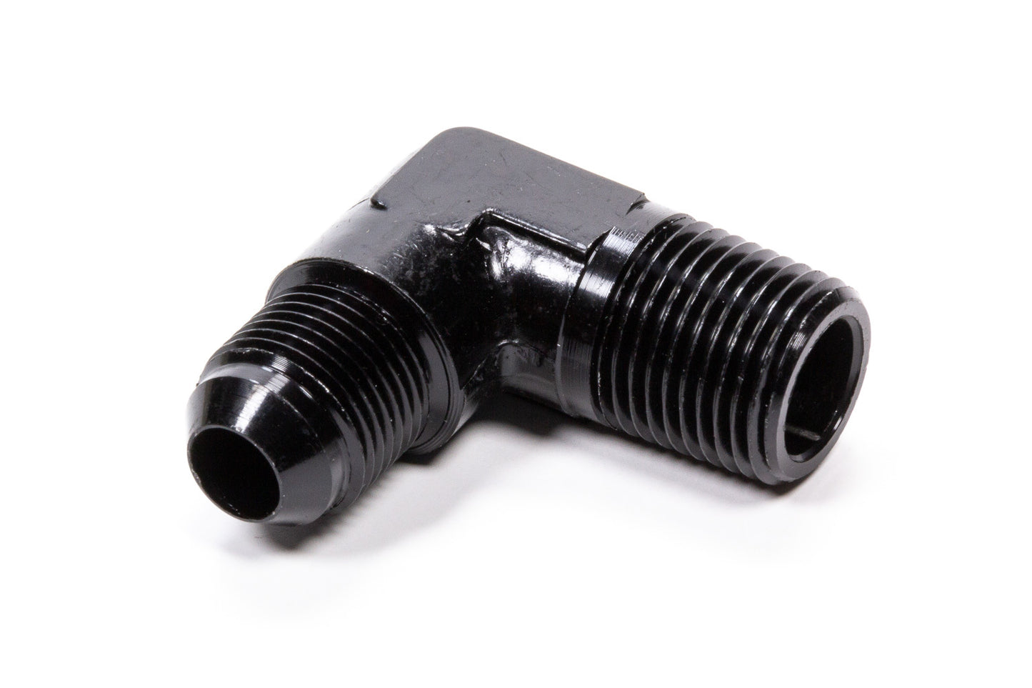 90 Deg Adapter Fitting #8 X 1/2 Npt Black