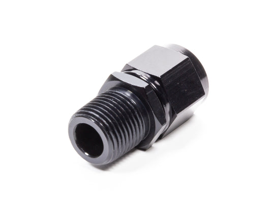 #8 Female Swivel To 3/8 NPT Fitting Black