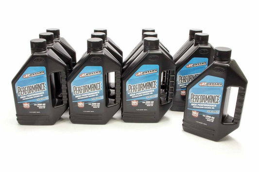 Maxima Oil 20W-50 High Performance Racing Oil Case - 12 Quarts