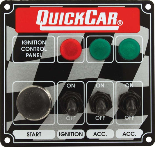 Quick Car Ignition Control Panel 3 Light and Accessory Switch
