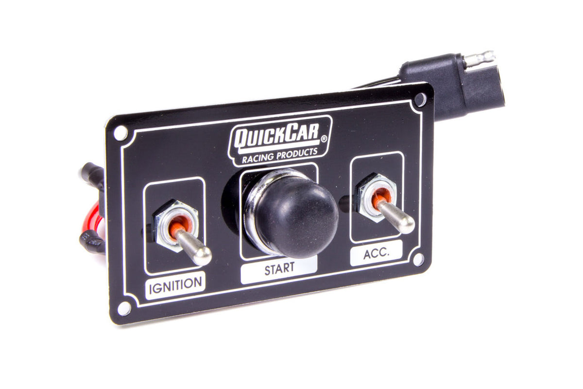 Control Panel Racer QuickCar Ignition Control Panel Black Weatherproof – Bryke Racing