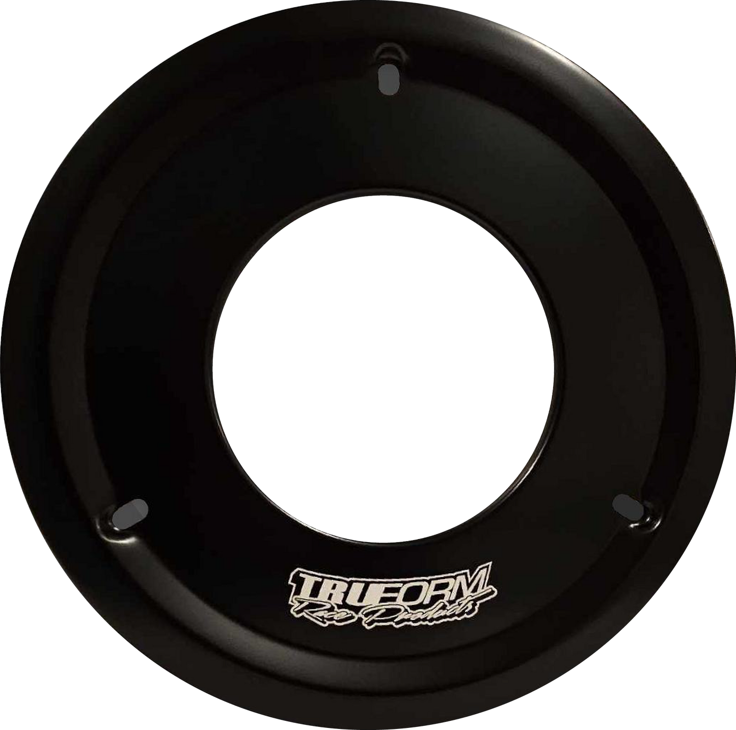 TruForm Aluminum Wheel Cover Black Large Hole