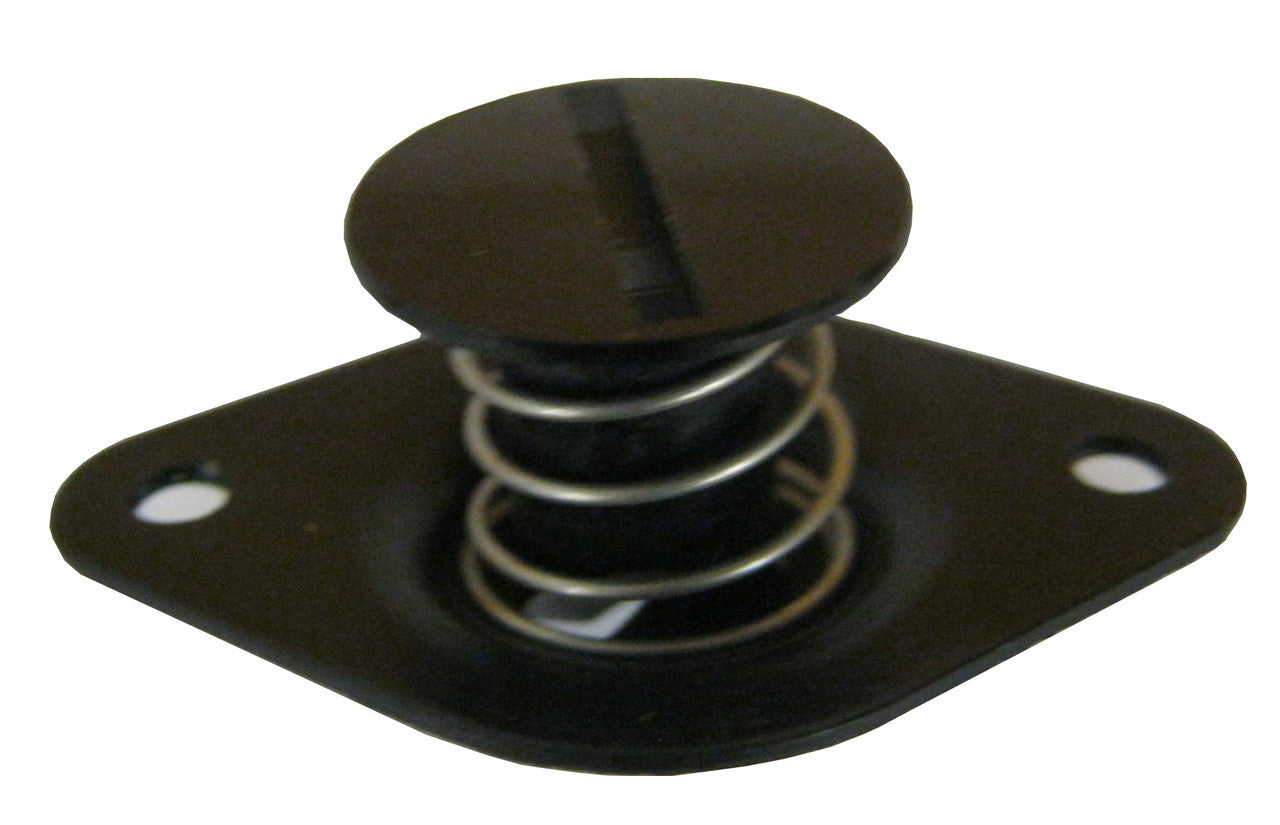 Quarter Turn Self Ejecting Button 7/16 Black .450