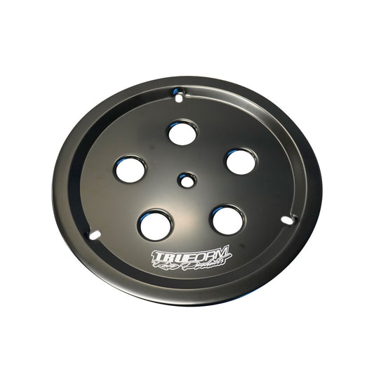 TruForm Aluminum Wheel Cover Black Vented